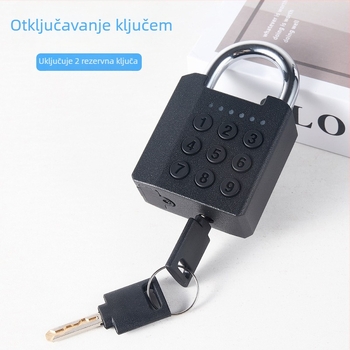 Kućna brava tipa C, od legure, 9 mm debljina šipke, američki stil