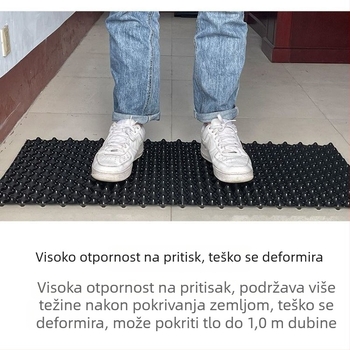 Drenažna ploča za krovnu vrtu s barijerom korijena – plastična hidrofobna filtracija drenaže za cvjetne posude i vrtne ribnjake