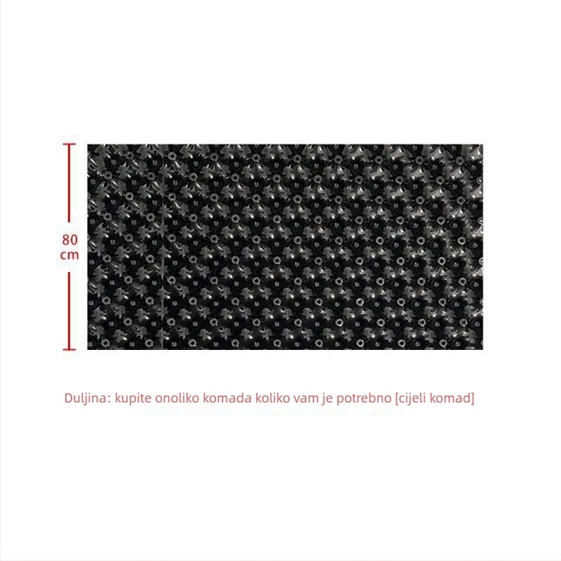 Drenažna ploča za krovnu vrtu s barijerom korijena – plastična hidrofobna filtracija drenaže za cvjetne posude i vrtne ribnjake