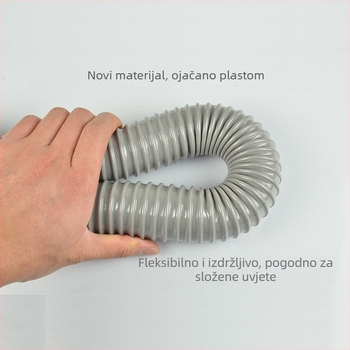 Cijev odvodnje kuhinjskog sudopera za jednostavni i dvostruki sudoper - model 50, PP+PVC, 58 mm priključak, moderan minimalistički stil
