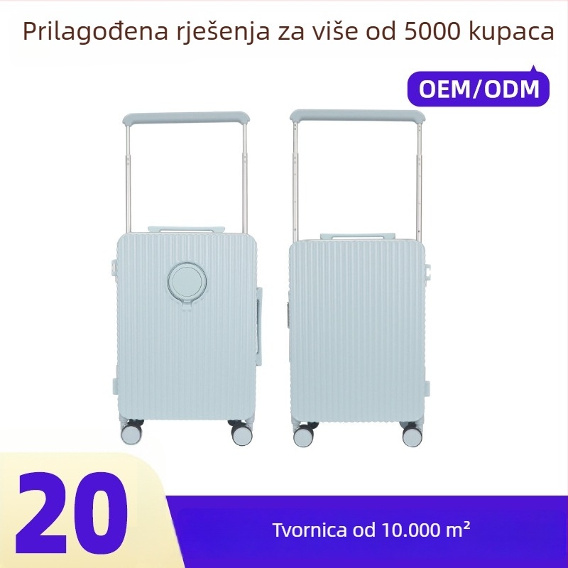 PC kovčeg s TSA lozinkom, univerzalni kotači, produžena teleskopska ručka, težina 3 kg