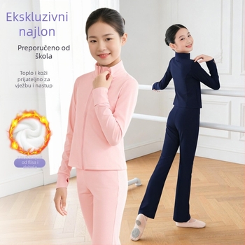 Dječje plesno odijelo za djevojčice – glavni materijal: najlon; tkanina: poliester; uzrast 8+