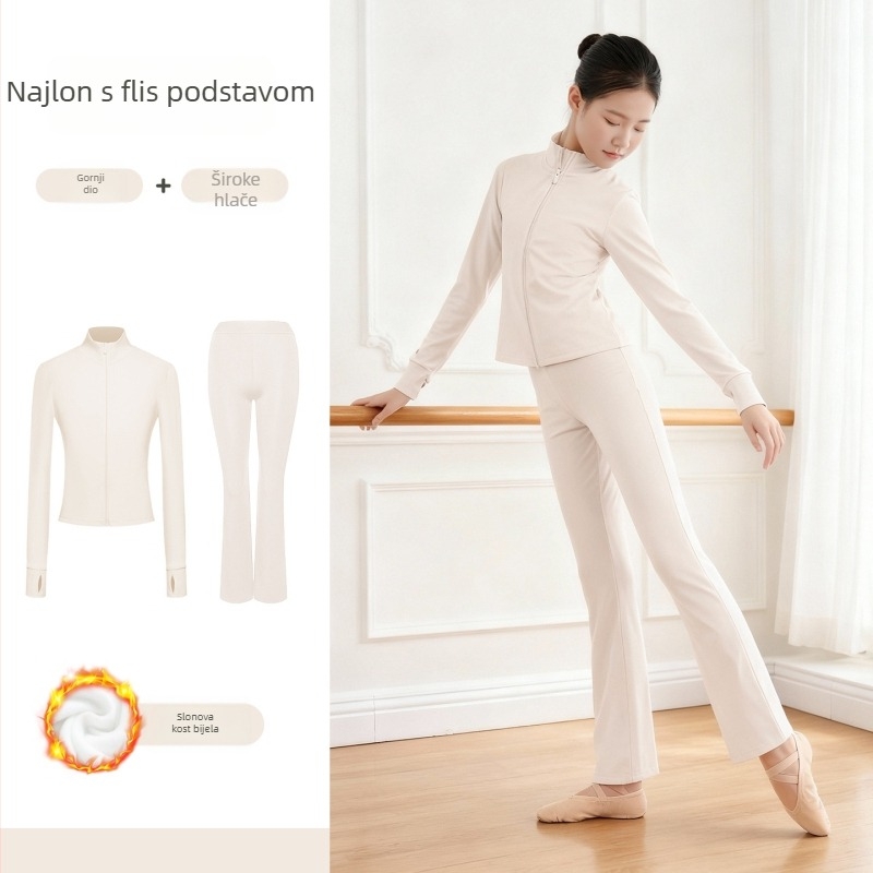 Dječje plesno odijelo za djevojčice – glavni materijal: najlon; tkanina: poliester; uzrast 8+