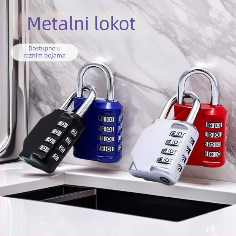 Mehanički brava s 4 znamenke, tijelo od cinkovog legura, model Ym-8023, za ormariće u teretani