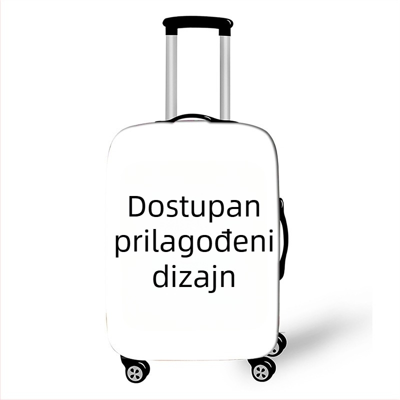 Navlaka za kofer od poliestera, otporna na habanje, zatvarač, prilagodljiv uzorak, lagana 0.28 kg