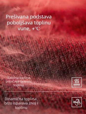 Yoga hlače s vunenim podstavom, visokim strukom, stisnu abdomen i podignu stražnjicu, debela podstava za toplinu