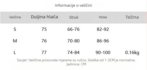 Milk Silk ženske Capri hlače, Capri dužina, uski kroj, visoka elastičnost, print uzorak