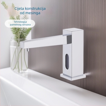 Dosič sapuna s infracrvenim senzorom – bakar, CE, senzor, montaža bušenjem, moderan minimalistički stil