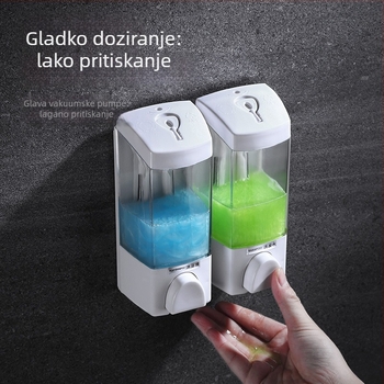 Ručni dispenzer za sapun ABS, kapacitet 300/500 ml, ručno pritiskanje, proizveden injekcijskim kalupom, moder stil
