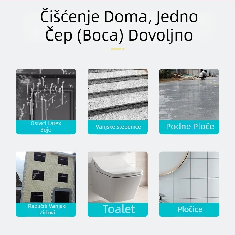 Momo Višenamjenski pjenasti čistač s oksalnom kiselinom – za WC, kupaonicu i pločice – dubinsko čišćenje, uklanjanje kamenca i mrlja