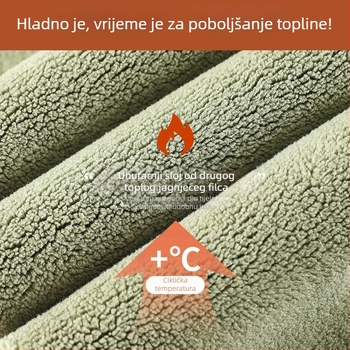 Mugwort Najlonske Hlače Visokog Struka s Fleece Podstavom, Ultra Debele, Slim Fit