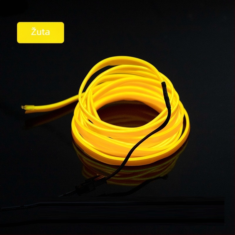 LED unutrašnje ambijentalno svjetlo za automobil s EL materijalom, hladno svjetlo, IP67, 3W, 3-12V