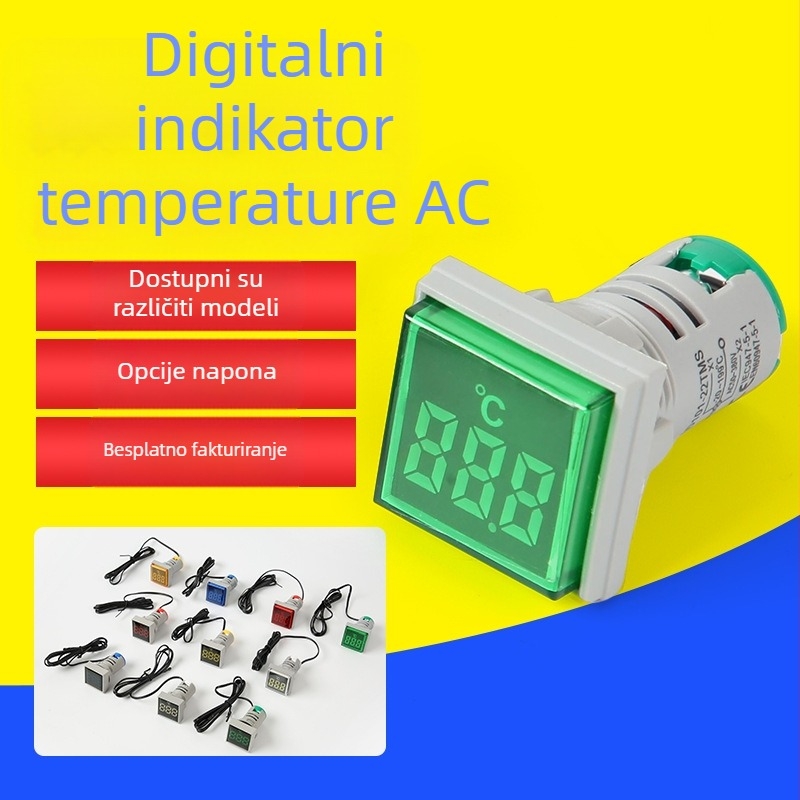 Digitalni AC voltmetar s dvostrukom funkcijom: voltmetar i ampermetar – Hong Kong Expo marka – CCC certificiran za električne uređaje