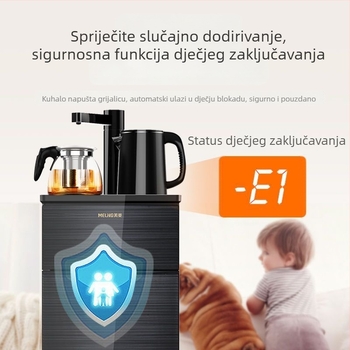 Meiling stroj za čaj bar za kućnu upotrebu — potpuno automatski dispenser za vodu s vrućom i hladnom vodom, inteligentni središnji sustav upravljanja, višenamjenski, uspravni dizajn s donjim spremnikom
