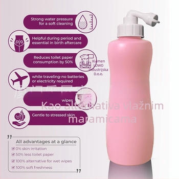 Prijenosni ženski ručni bidet i uređaj za osobnu higijenu – Model LWPB-401, ABS, Lewu, Podrijetlo Xiamen