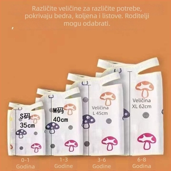 Dječji zaštitnik trbuha i spavaća vreća – 100% pamuk, crtani stil, težina do 0,5 kg, punilo: drugi materijal