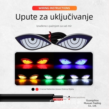 LED stražnja svjetlost - Đavolje oko i Oko orla, DRL176/DRL177, 12V, Univerzalno za motocikle