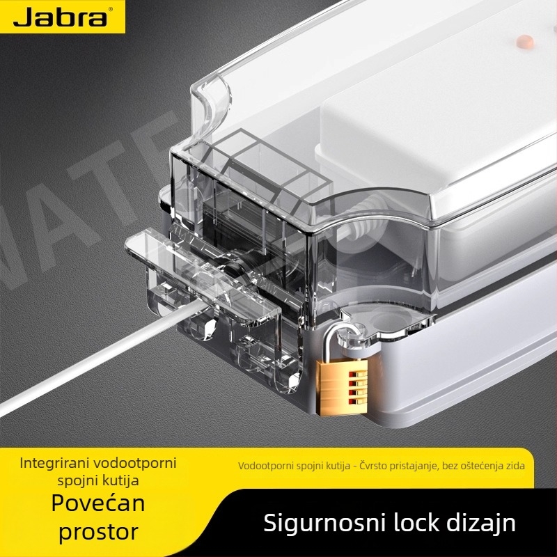 Jabra integrirana vodootporna kutija za kupaonicu s zaštitom od curenja i priključkom za pametan grijač sjedalice toaleta
