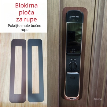Dekorativni poklopac otvora brave s otiskom prsta za zatvaranje praznina na vratima
