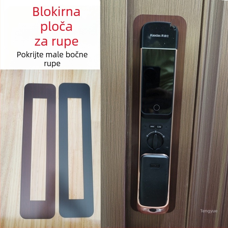 Dekorativni poklopac otvora brave s otiskom prsta za zatvaranje praznina na vratima