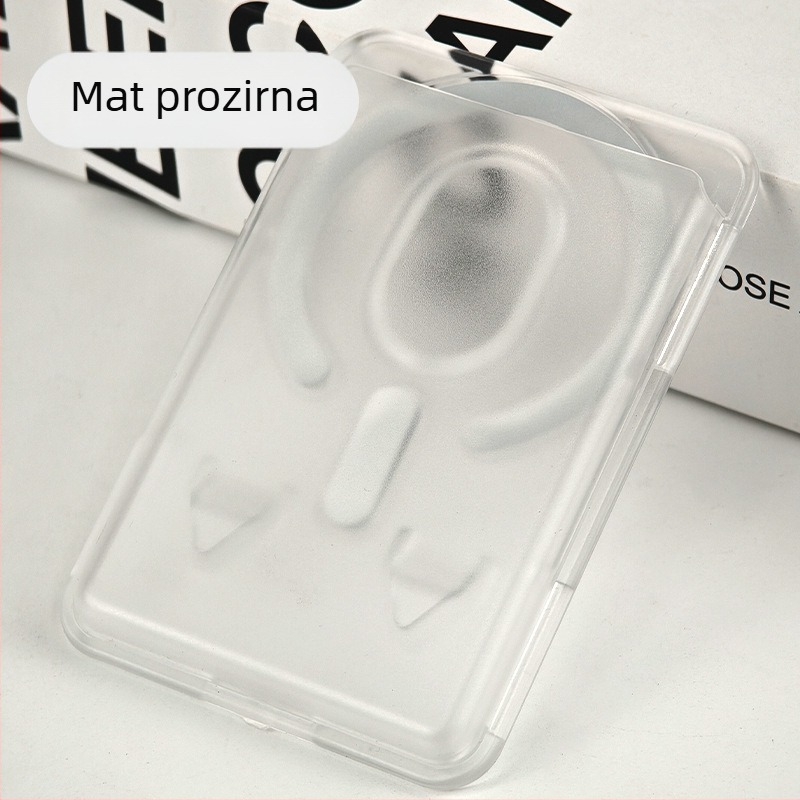Magnetski držač kartica za iPhone 16 – mat PC tvrdi kućište, prilagođeni logo, magnetska stražnja naljepnica