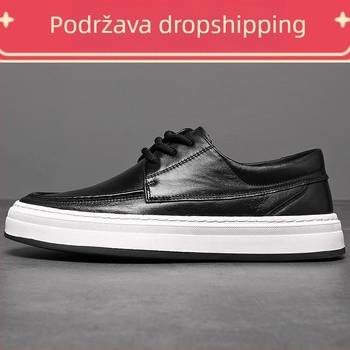 Muške board tenisice – okrugli nos, gornji materijal Super Fiber, gumeni potplat, PU podstava, vezanje