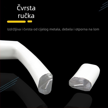Spring Plastic brava za vrata od cinkove legure s ključem za sigurnost i dvostrukom ručkom, model CY-holding hands, moderan stil