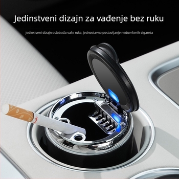 Auto pepelnjak s dizajnom zmajevih ljuski, keramički unutarnji dio, model T05, proces taljenja, težina 134 g