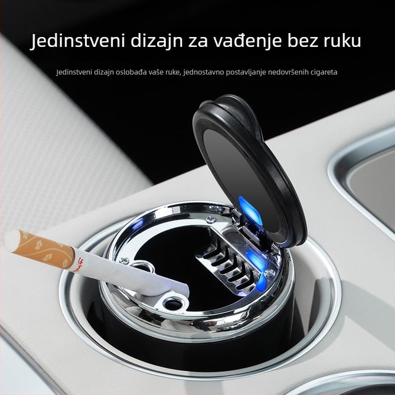 Auto pepelnjak s dizajnom zmajevih ljuski, keramički unutarnji dio, model T05, proces taljenja, težina 134 g