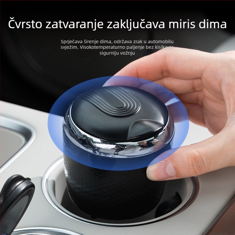 Auto pepelnjak s dizajnom zmajevih ljuski, keramički unutarnji dio, model T05, proces taljenja, težina 134 g