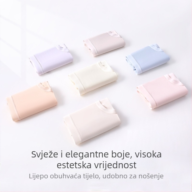 60S Modalne žene gaćice s visokim strukom, pletene, prozračne, podstava od 100% pamuka