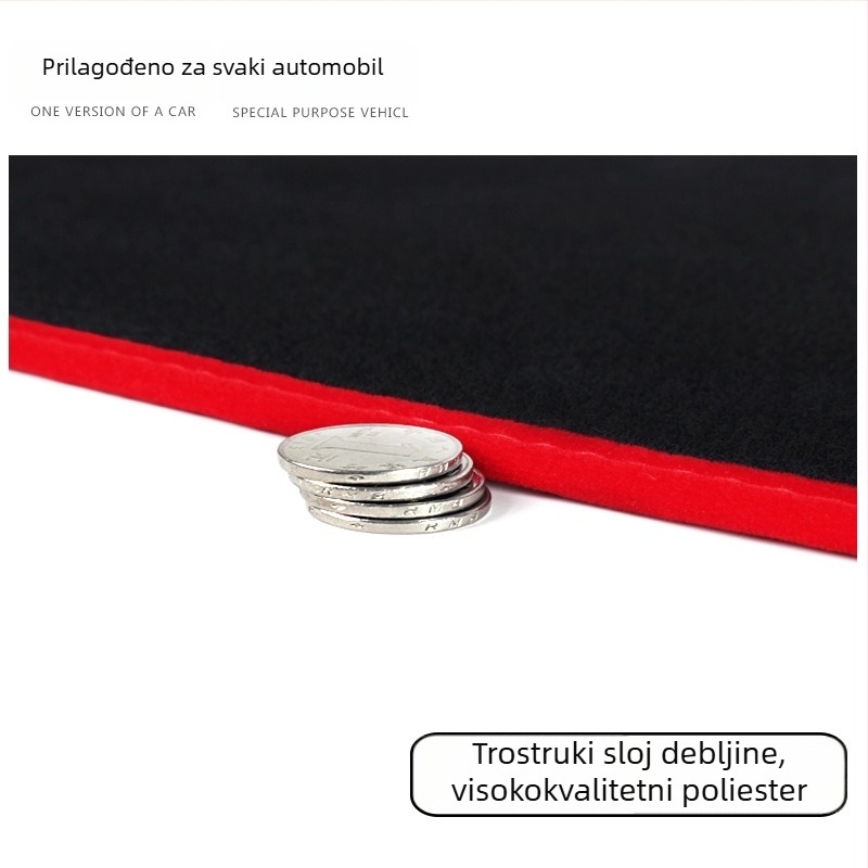 Silikonska podloga za instrument ploču protiv zasljepljivanja s logom marke (Materijal: Silikon; Uzorak: Logo marke; Marka: Drugo)