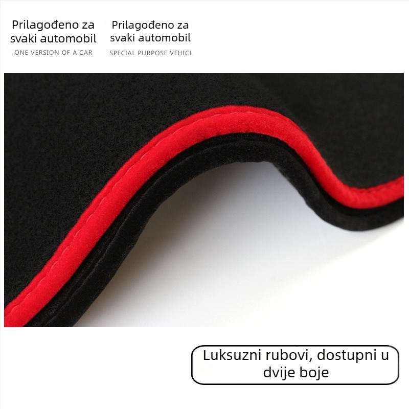Silikonska podloga za instrument ploču protiv zasljepljivanja s logom marke (Materijal: Silikon; Uzorak: Logo marke; Marka: Drugo)