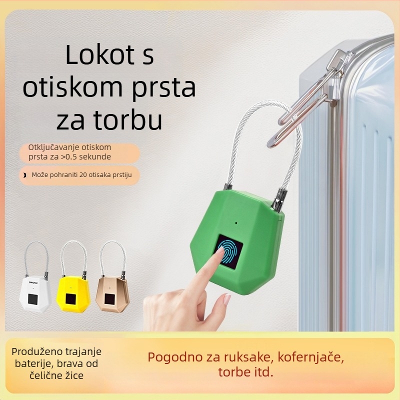 Kućni katanac – model Straight Open, inženjerski plast, broj artikla 1308, mogućnost prilagodbe