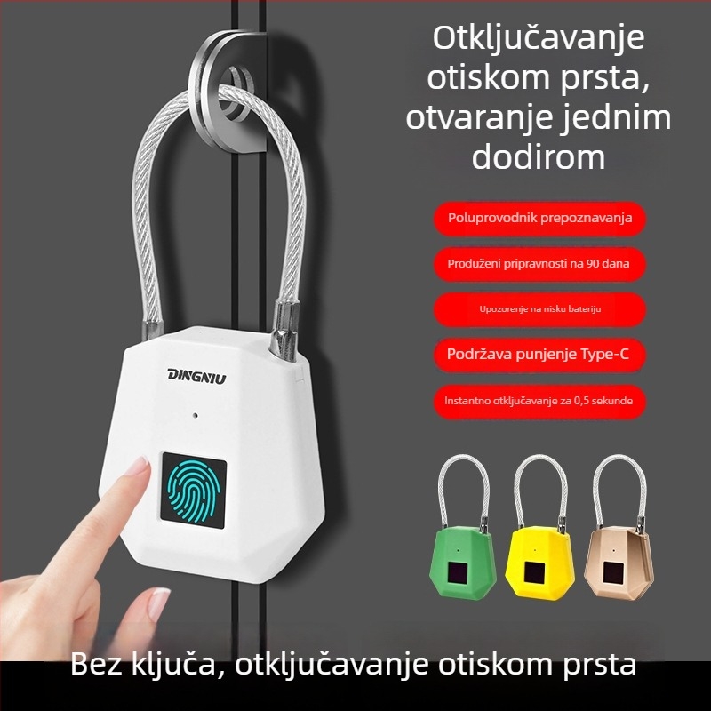 Kućni katanac – model Straight Open, inženjerski plast, broj artikla 1308, mogućnost prilagodbe