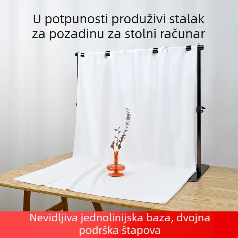 Pozadinski stalak za stolnu fotografiju, potpuno izvlačni gantry za fotografiju proizvoda i nakita