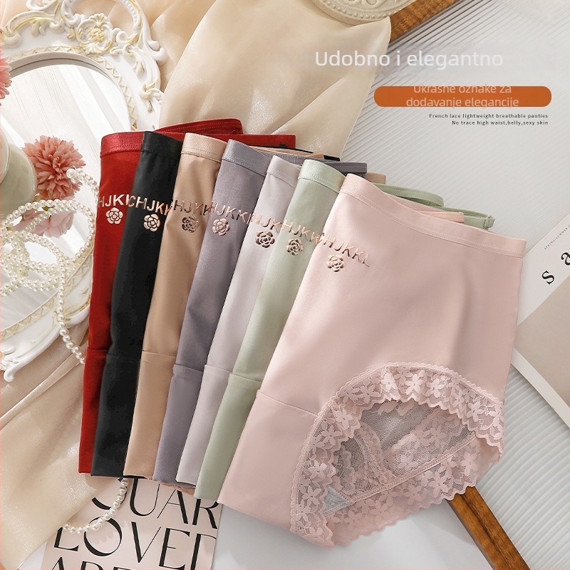 Ženske gaćice od najlona, pamuk klin, srednji pojas, prozračne, brzo sušeće