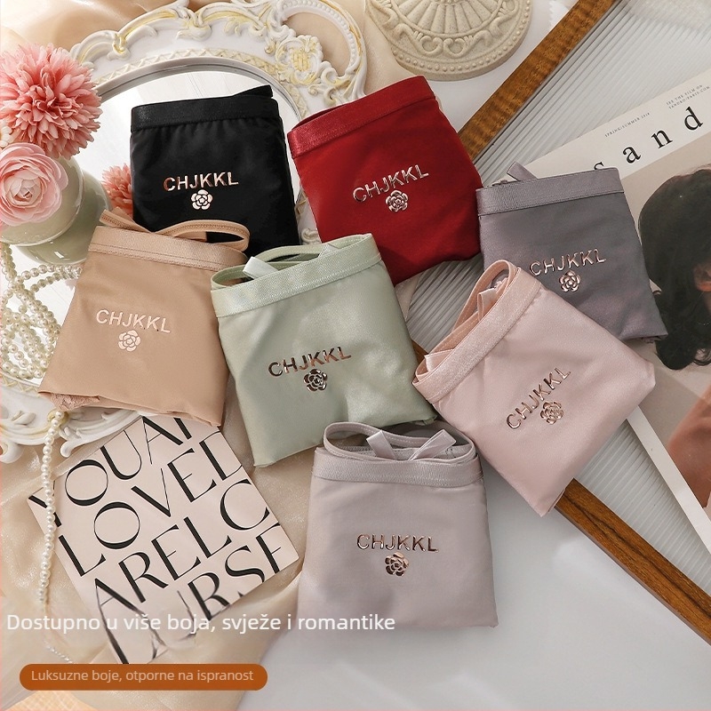 Ženske gaćice od najlona, pamuk klin, srednji pojas, prozračne, brzo sušeće