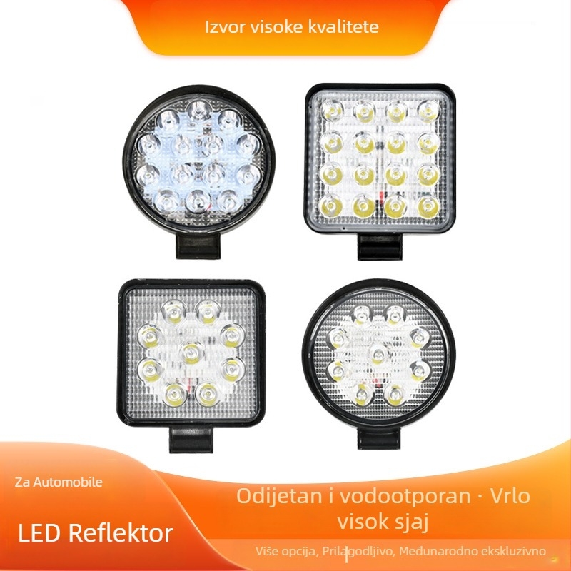 Automobilska LED radna svjetla – Off-road, 27W, 9-80V, 6500K, 30000h