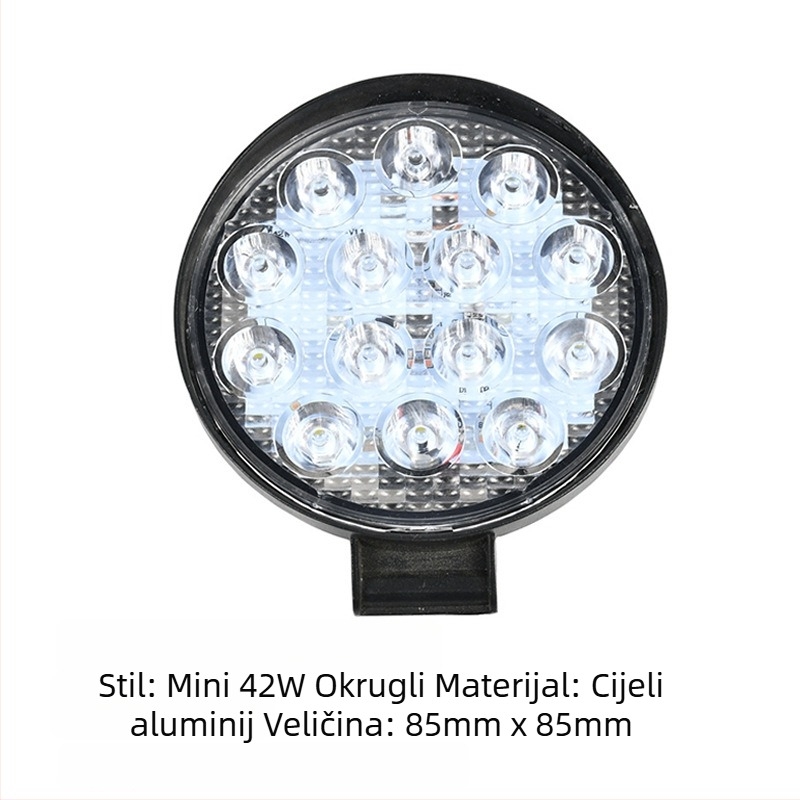 Automobilska LED radna svjetla – Off-road, 27W, 9-80V, 6500K, 30000h
