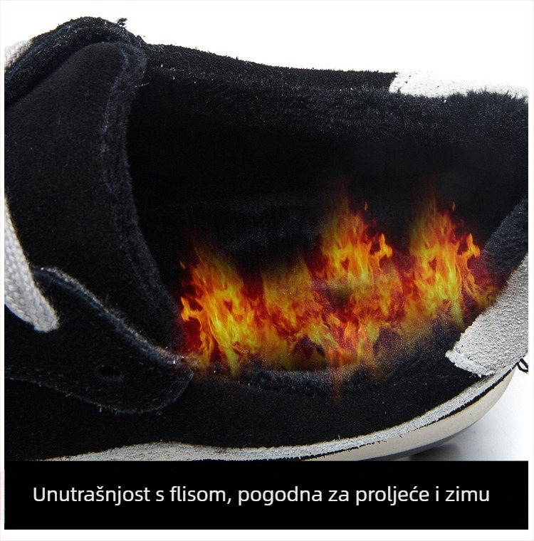 Sportske casual tenisice s gornjim dijelom od mikrovlakana, visoka silueta, okrugli vrh, PU ulošak, gumeni potplat, srednja visina pete 3-5 cm, blok dizajn