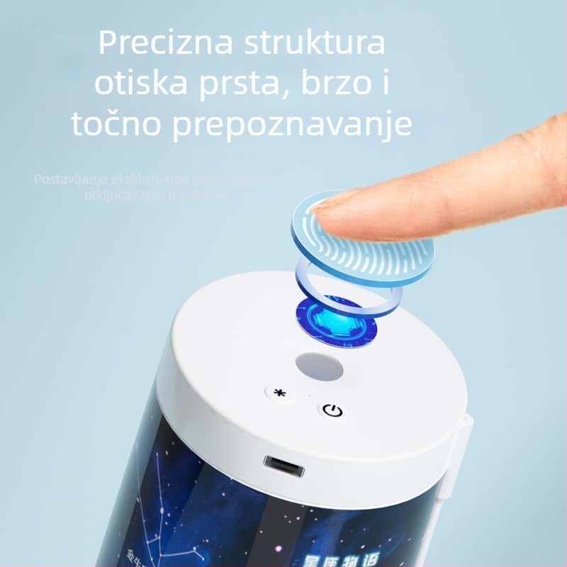 NBX kutija za olovke s otiskom prsta i zaključavanjem lozinkom, kalkulatorom – pametna kutija školskih potrepština za učenike osnovne škole