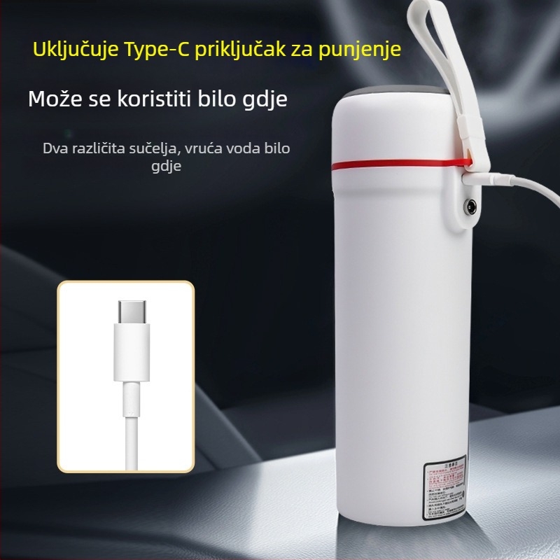 Automobilski električni čajnik, 100W, SUS304, model 2402