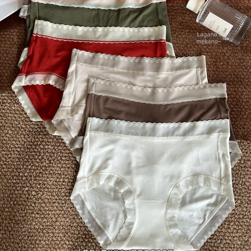 Ženske gaćice srednjeg struka od najlona s pamukom na području prepona, pleteni materijal