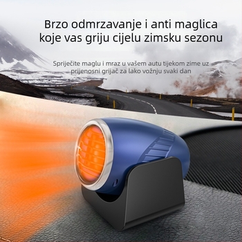 Auto grijač 12V, prijenosni M9 – 140W, ABS, za odmrzavanje i defogiranje