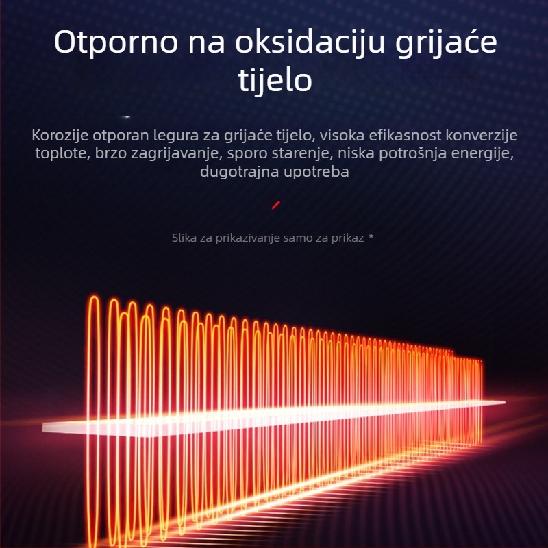 Grijač automobila 12V/24V, ABS, kvadratni model, 150W, za odmrzavanje i demisting, prilagodba proizvodnje