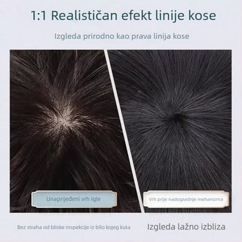 Topper za kosu za žene, kratka kovrčava frizura, volumen dio, vlakna otporna na visoke temperature, mehanizam pričvršivanja