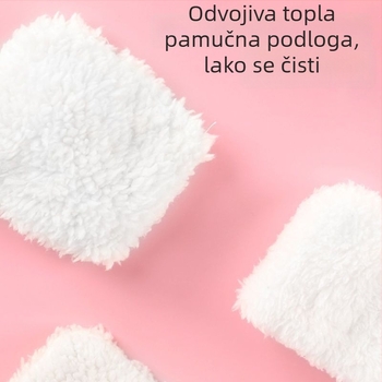 Gnijezdo za hamstera od poliestera, topla pamučna unutrašnjost, za zimsku upotrebu