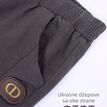 Korejskog stila, hlače visokog struka s džepovima, ravni kroj, duljina devet bodova, podstav ili bez podstav, čista pamuk, otporne na vjetar