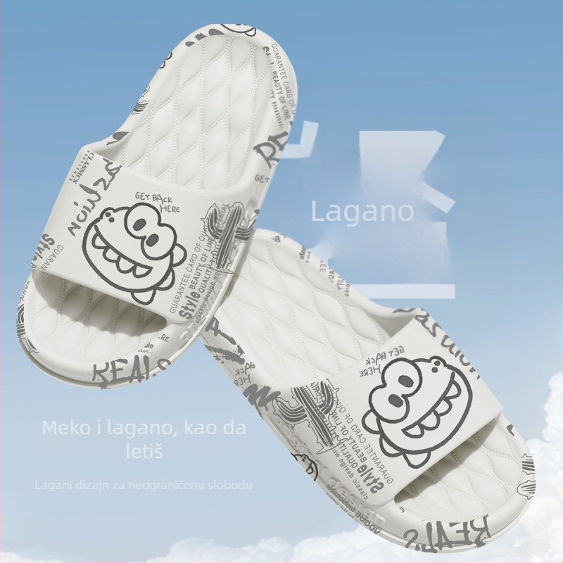 Melibbe unisex flip-flopice, PVC gornji dio, PVC đon, injekcijski đon